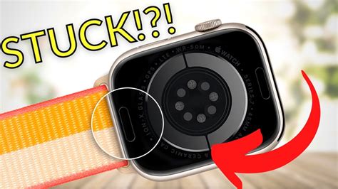 apple watch band sticks out|apple watch release button stuck.